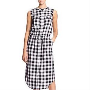 Midi checkered dress